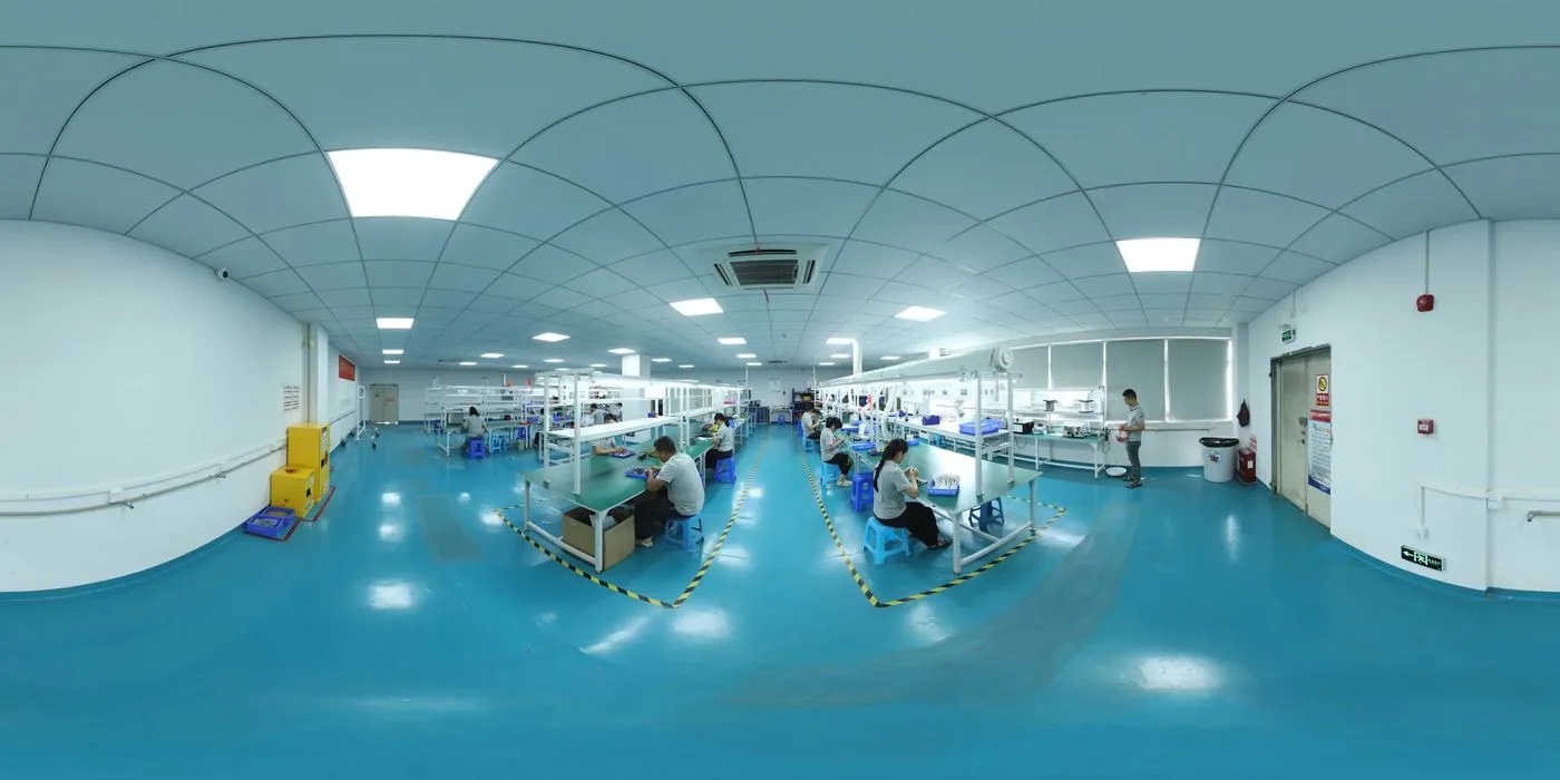 Connector production floor